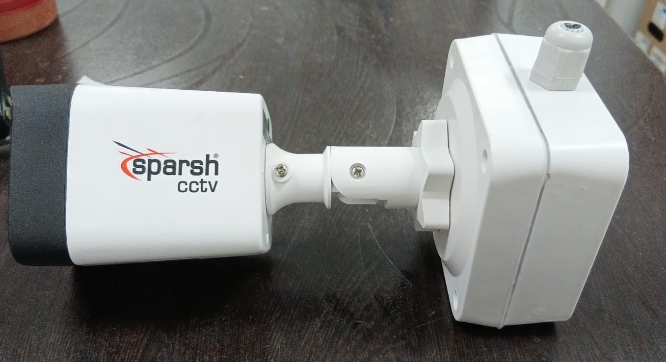 Sparsh CCTV Weatherproof Wall Mount Security Camera Setup